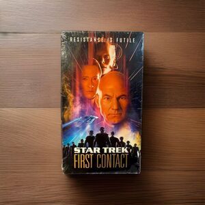 Star Trek First Contact VHS Tape (1997) Paramount Résistance Is Futile Sealed